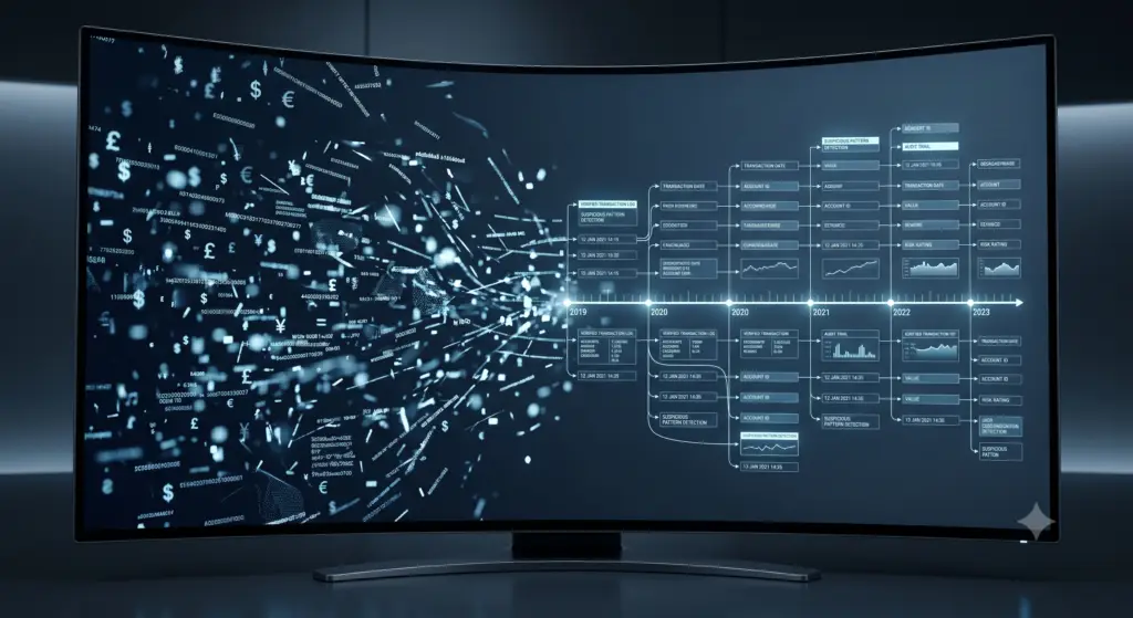 IndabaOne forensic data architecture illustrating deterministic analysis for South African High Court litigation.